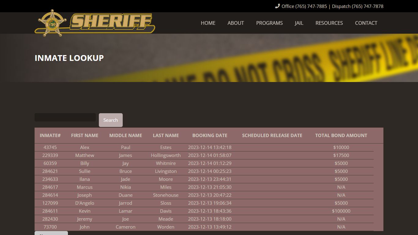 Inmate Lookup - Delaware County Sheriff